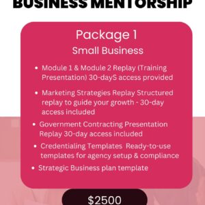 Home Care Mentorship for Small Business